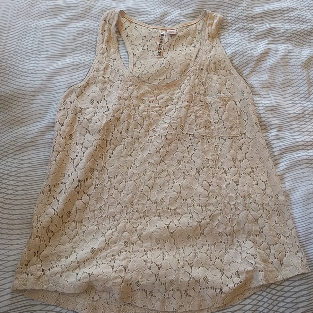 Lace tank top